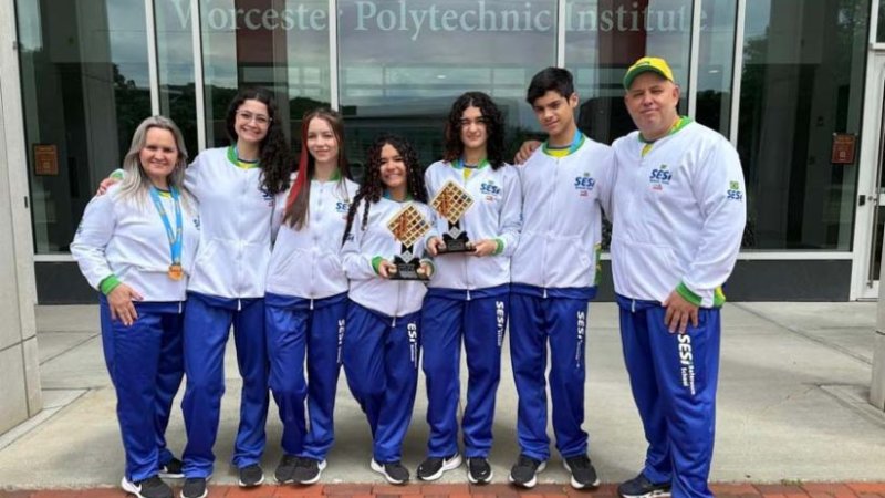 Equipe do SESI-RO conquista dois troféus nos EUA