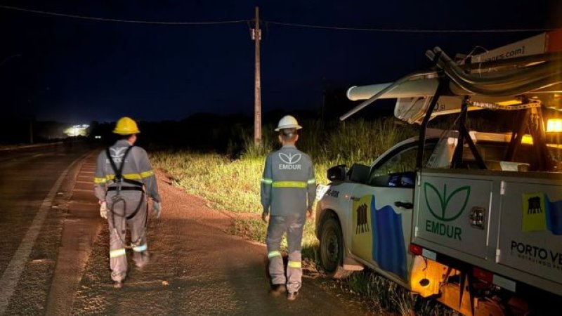 Ladrões furtam transformador e deixam BR-364 às escuras no sentido Unir