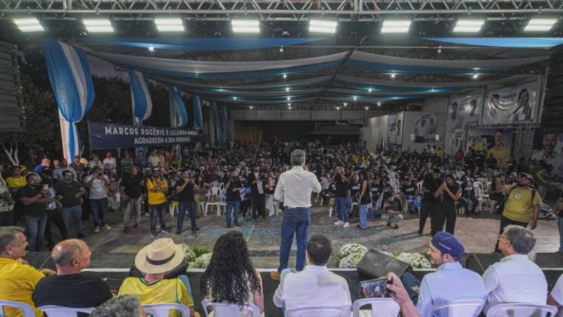 Mais de 2 mil pessoas lotam CTG de Vilhena no lançamento da pré-candidatura de Marcos Rogério no Cone Sul