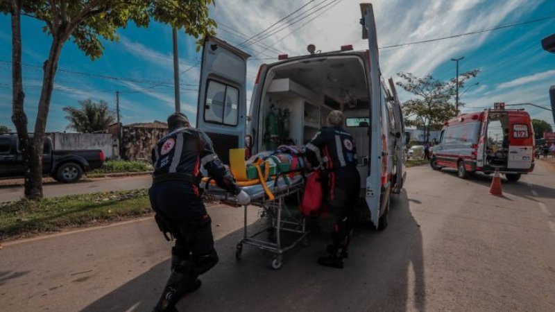 Mais de 80% dos atendimentos do Samu por acidentes de trânsito em setembro envolveram motos em Porto Velho