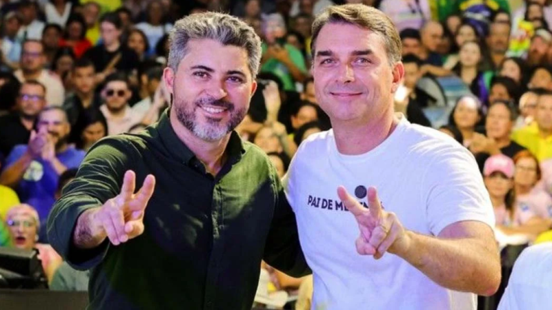 Flávio Bolsonaro Lança Marcos Rogério ao Governo e Consolida