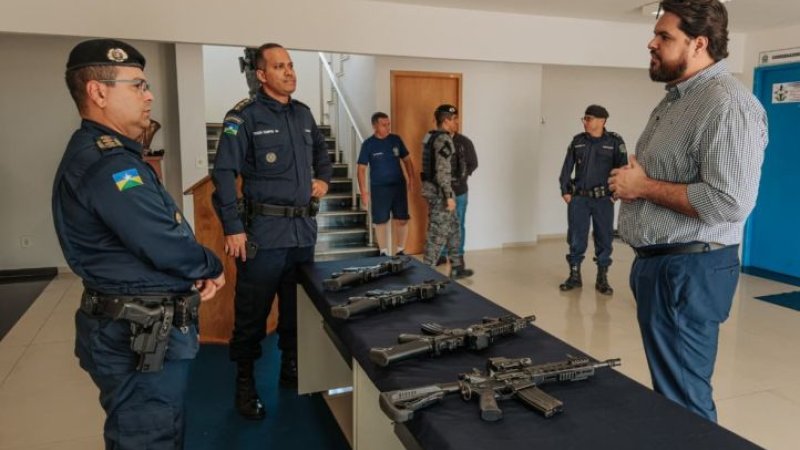Jean Oliveira destina emenda para aquisição de armamento e reforço da segurança pública em RO