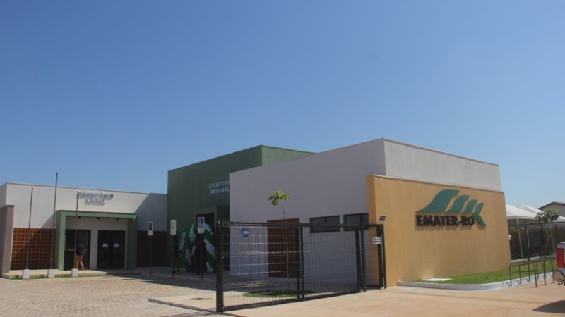 Novo prédio da Emater-RO inaugurado pelo governo de RO impulsiona assistência técnica rural em Rolim de Moura