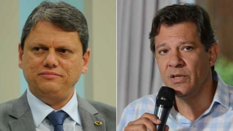 Quaest: Tarcísio tem 12 pontos de vantagem sobre Haddad