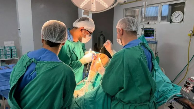 Primeira cirurgia eletiva de prótese de joelho é realizada no Hospital de Retaguarda de Rondônia