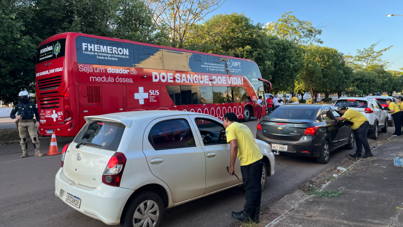 Parceria entre Detran-RO, PRF e Fhemeron marca o Dia do Motorista com ação de conscientização