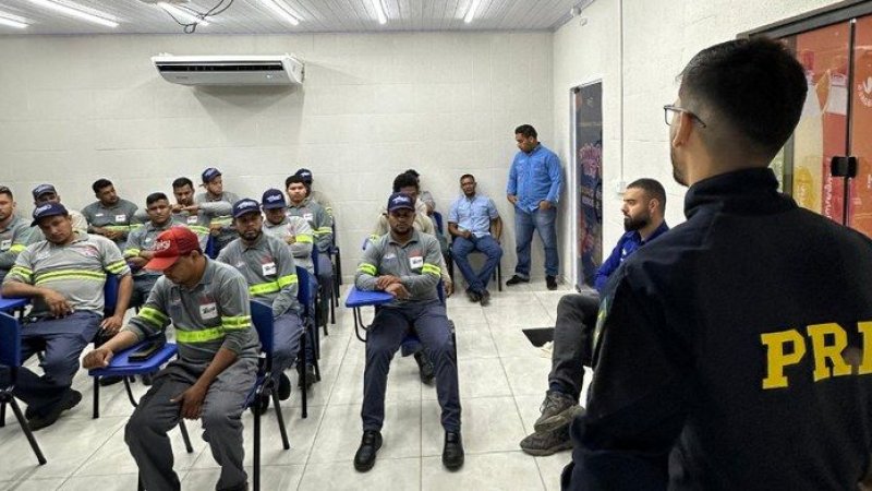 PRF em Rondônia promove ação educativa em alusão ao dia do Caminhoneiro em Ariquemes