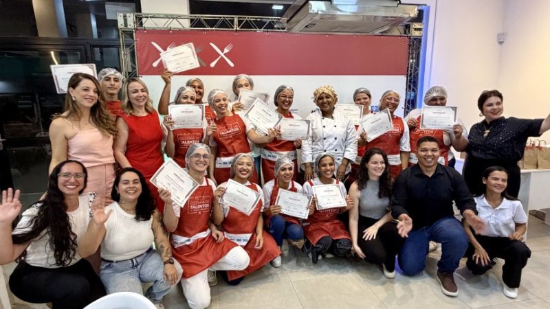 Projeto Cozinha de Talentos encerra primeiro ciclo de curso gratuito de gastronomia em Ariquemes