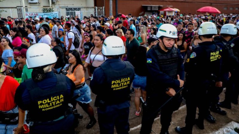 Governo de RO intensifica policiamento em locais de grande circulação durante o período de Carnaval
