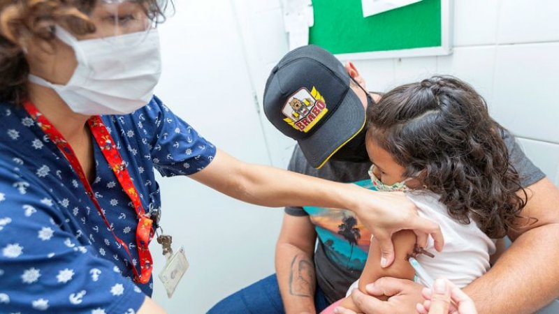 Saúde de Ariquemes começa a vacinar crianças de 3 a 5 anos contra Covid-19