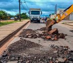 Prefeitura intensifica operação tapa-buracos nos bairros
