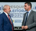 Flávio Bolsonaro lidera numericamente contra Lula em nova pesquisa para 2026