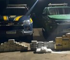 BPFRON e PRF apreendem mais de 190 kg de drogas após tentativa de fuga na BR-364 em Porto Velho